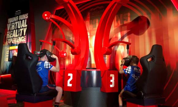 VR Room Goggles in action 1